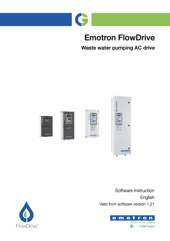 Variador aguas residuales